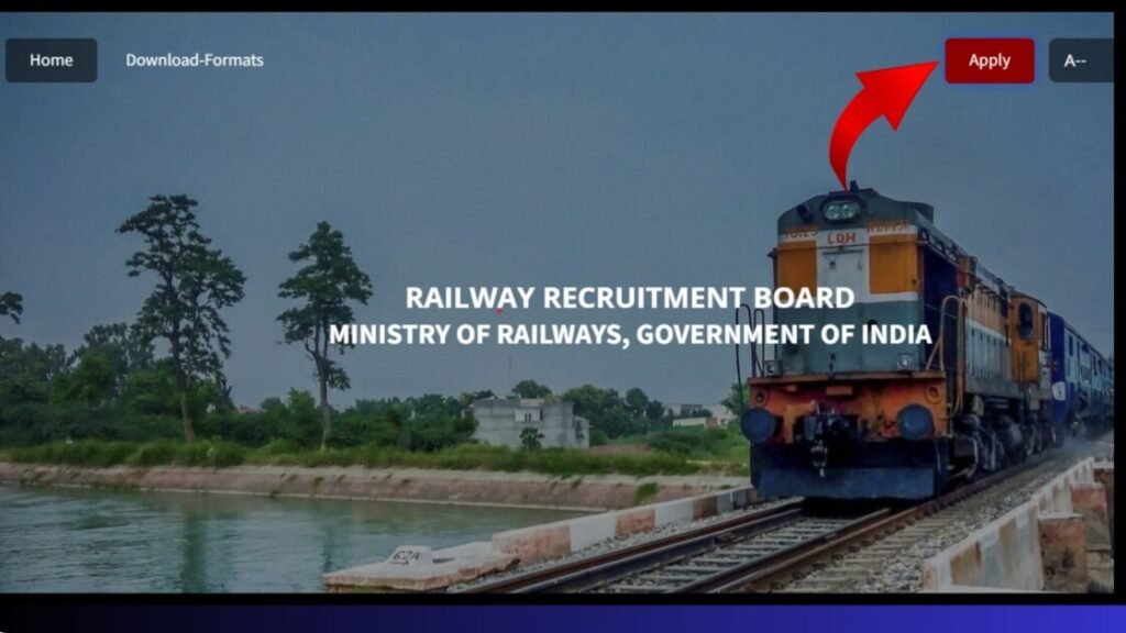 RRB Railway technician Apply Online 