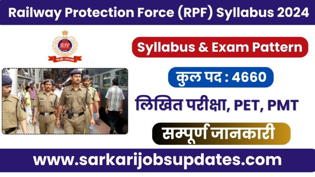 Railway Protection Force (RPF) Syllabus 2024